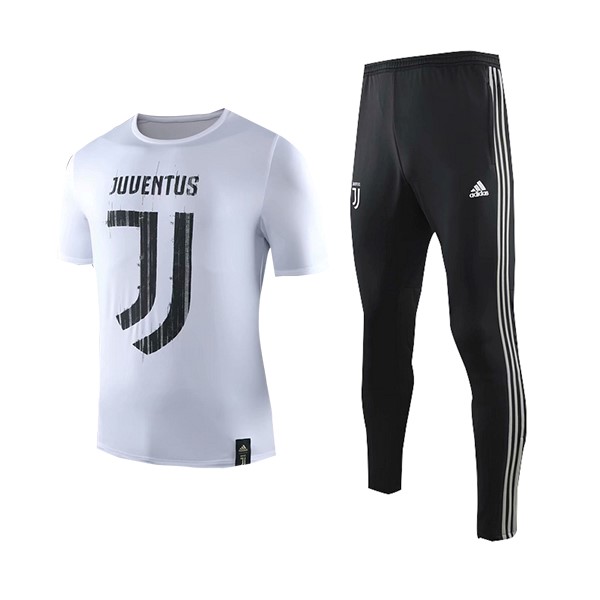 Entrenamiento Juventus Conjunto Completo 2019-20 Blanco Negro